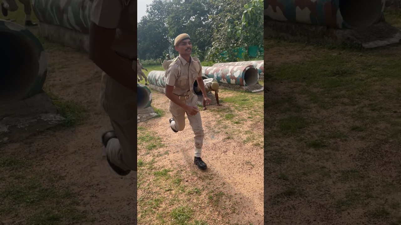 Odisha police training civil constable (1st day obstacle crossing) #police #bsf #crpf #itbp #army