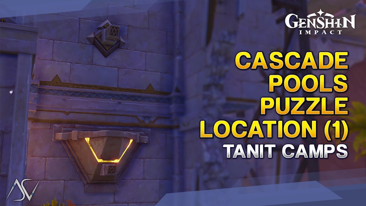 Cascade Pools Puzzle Location (1) - Tanit Camps | Genshin Impact
