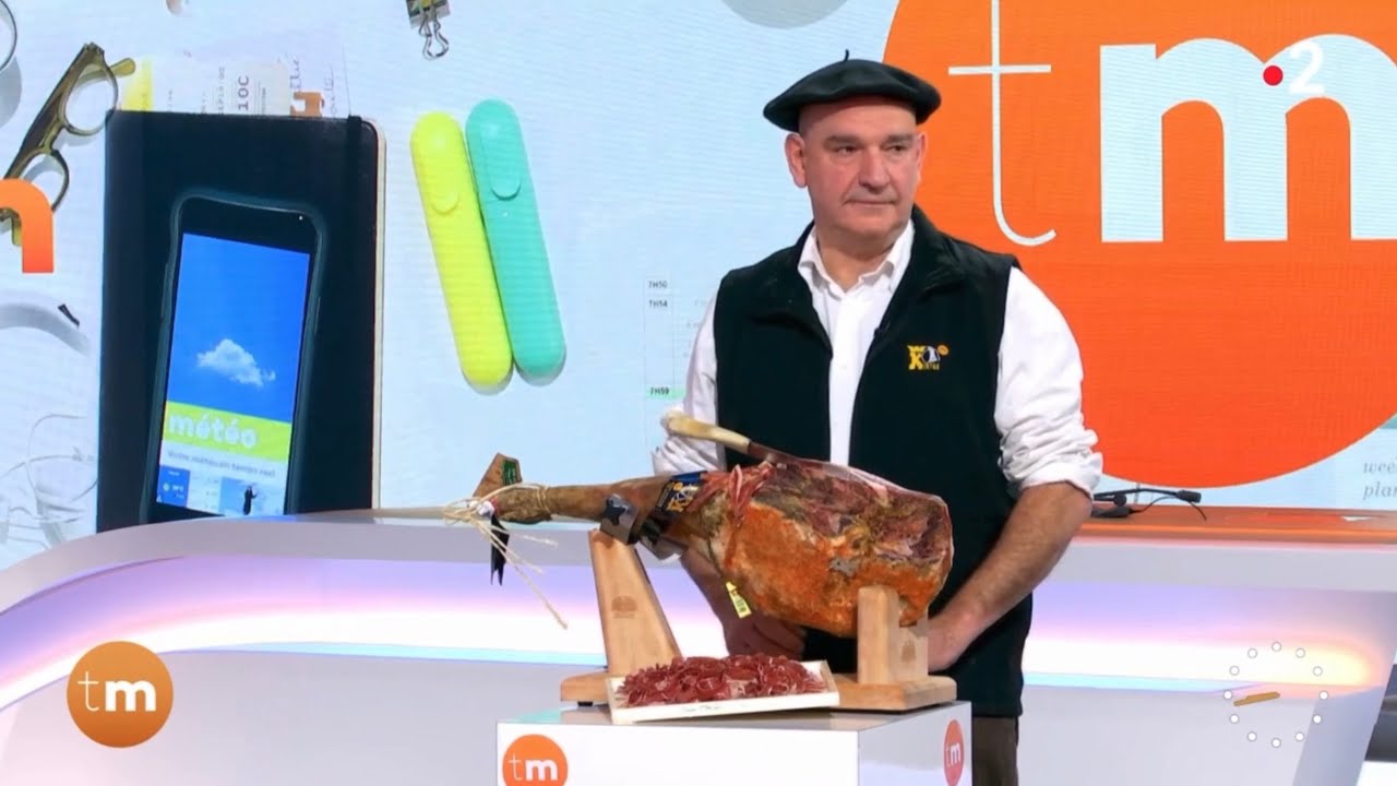 Pierre Oteiza petit casse croûte à Telematin