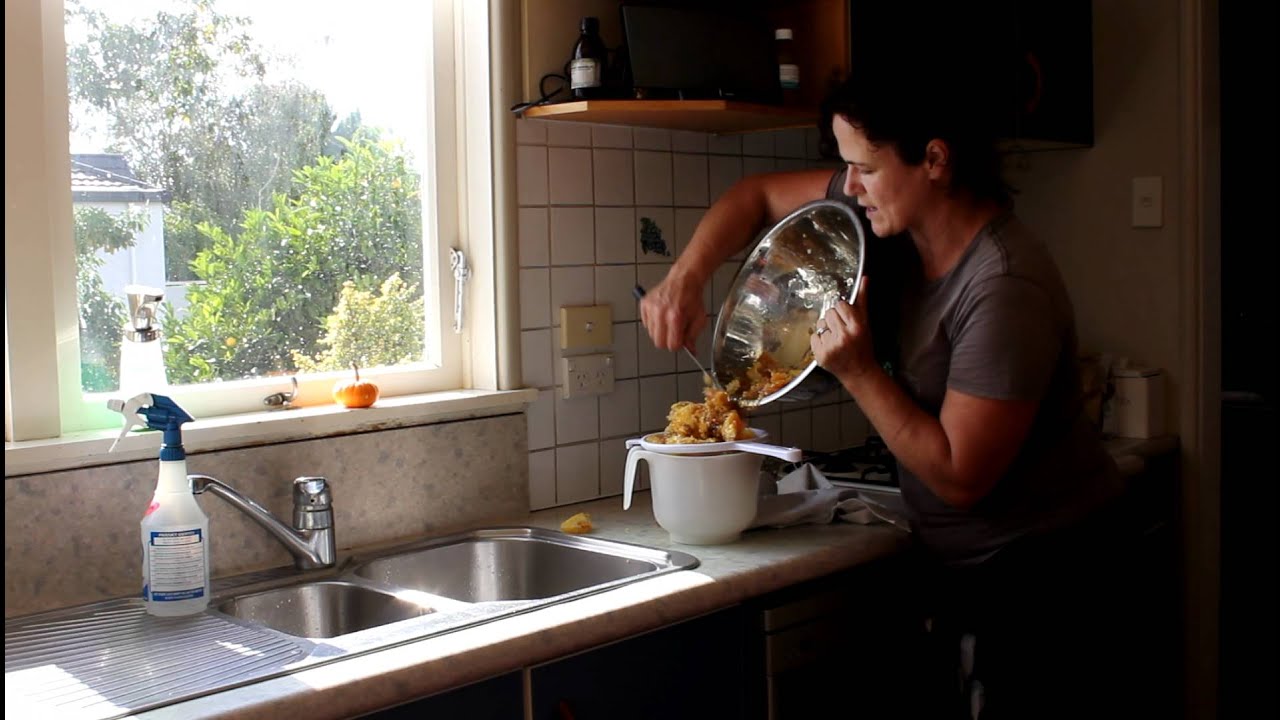 How I process honey from my top bar Hive