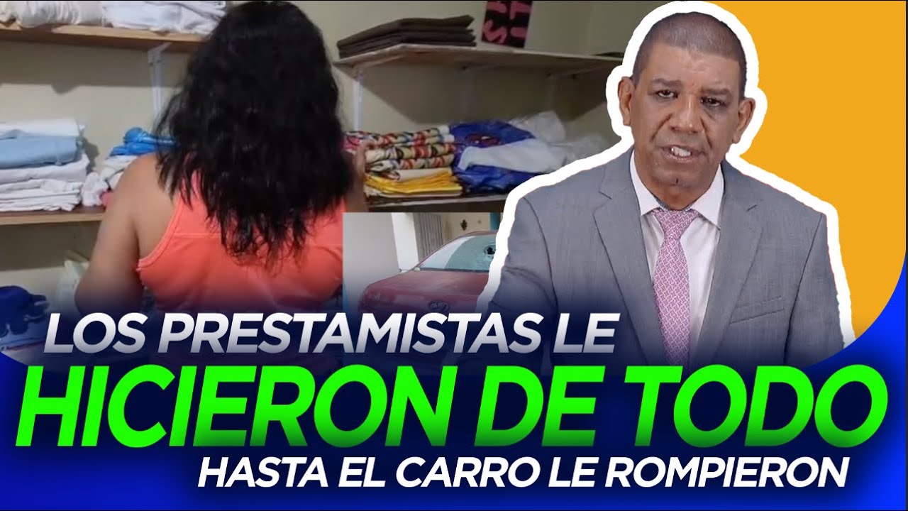 Siguen los abusos de los prestamistas. Mujer narra cómo le rompieron todo en su casa