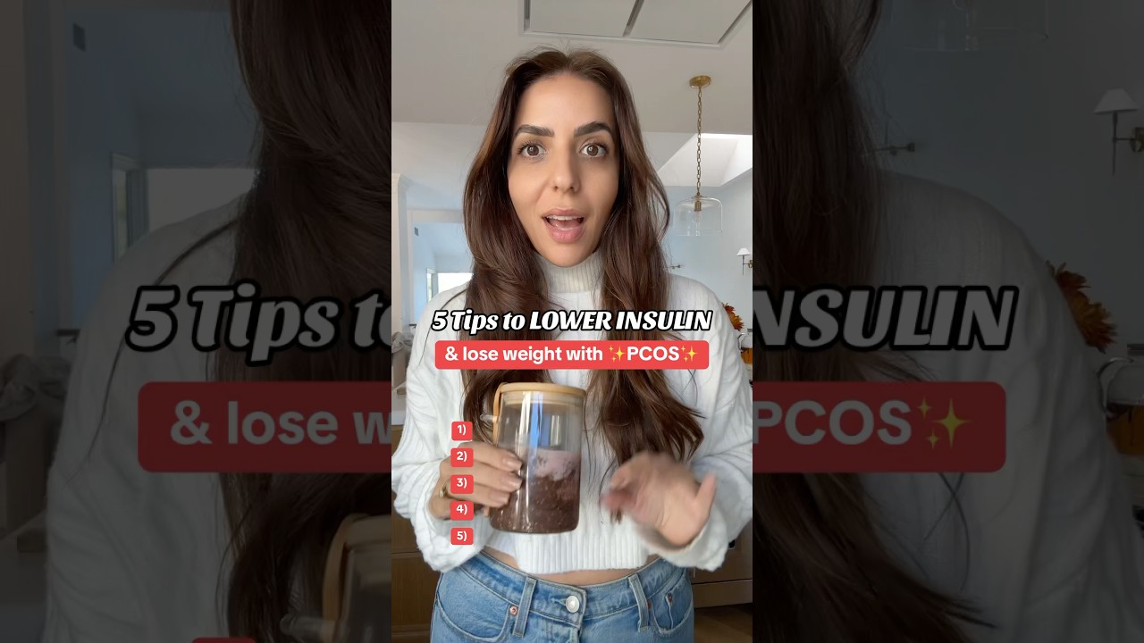5 Tips to Lower Insulin with #pcos