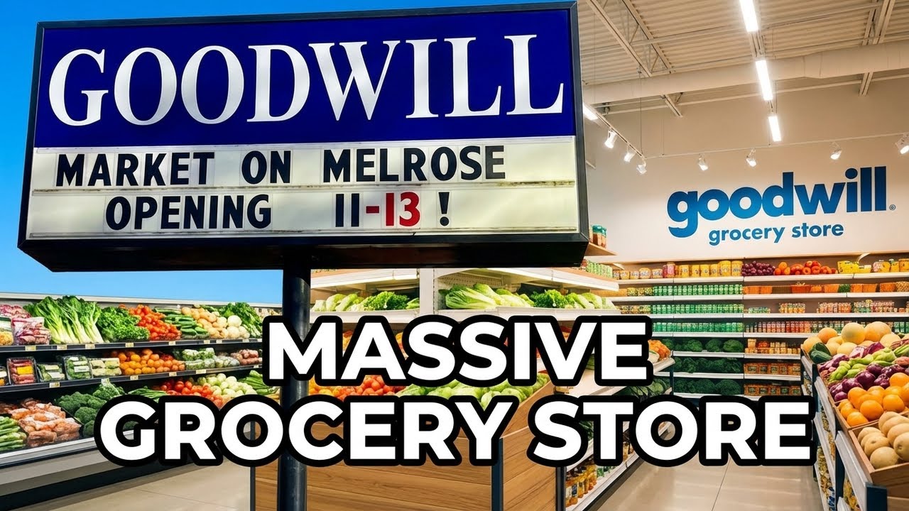 Goodwill Opens MASSIVE New Grocery Store in Roanoke Virginia!