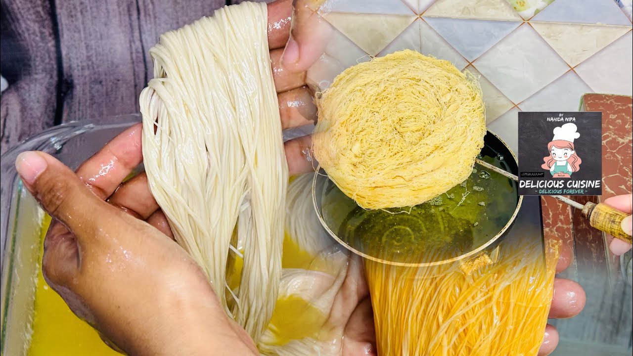 একদম সহজেই ঘরে লাচ্ছা সেমাই বানানো শিখে নিন🥰 #lacchasemai  #homemade #semaimaking