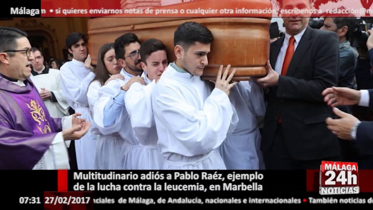 Multitudinario adiós en Marbella a Pablo Ráez al grito de 