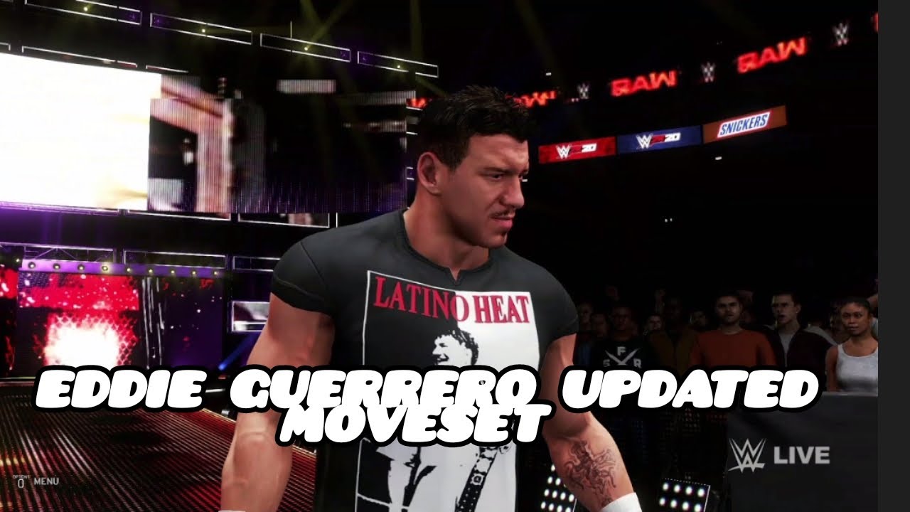 EDDIE GUERRERO UPDATED MOVESET SVR 2011/2K18 EDITION