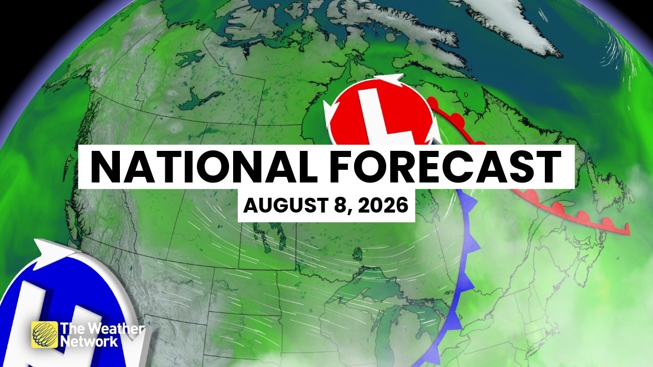 Canada's National Forecast - August 8, 2026 | #weatheram