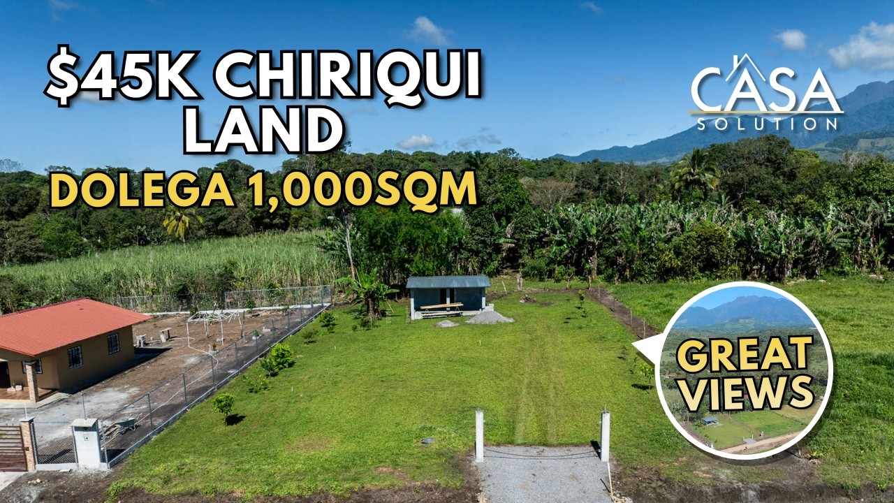 Affordable Land in Chiriquí, Panama | 1,000 m² Lot in Dolega – $45,000