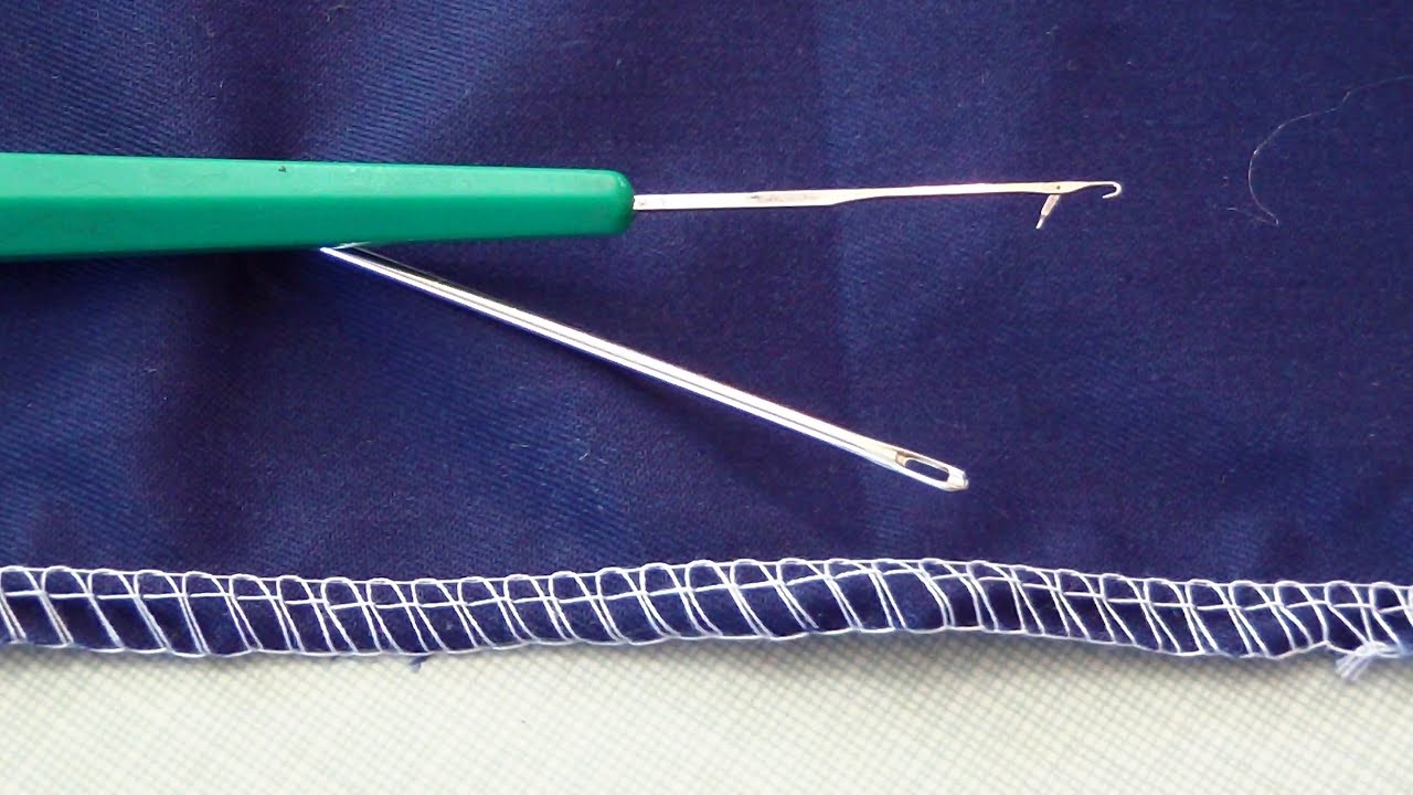 How to Finish Serger Thread Tails
