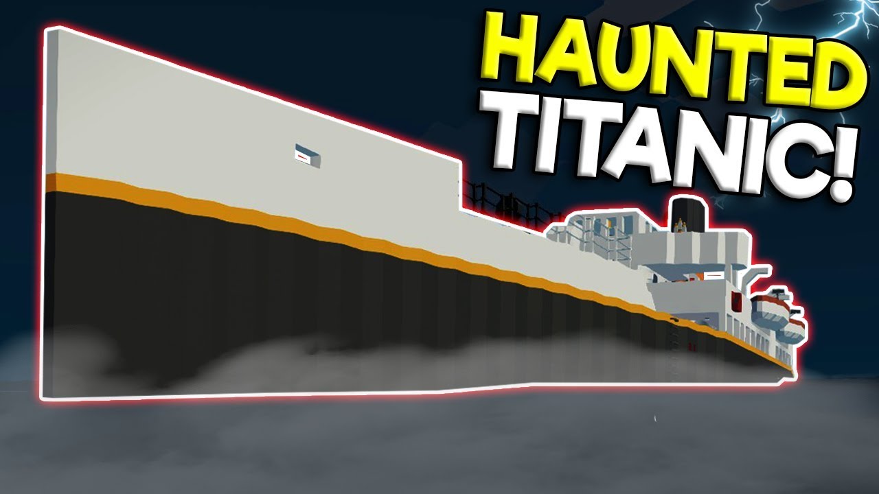 HAUNTED TITANIC SINKING SHIP SURVIVAL! - Stormworks: Build and Rescue Gameplay - Ghost Ship Survival