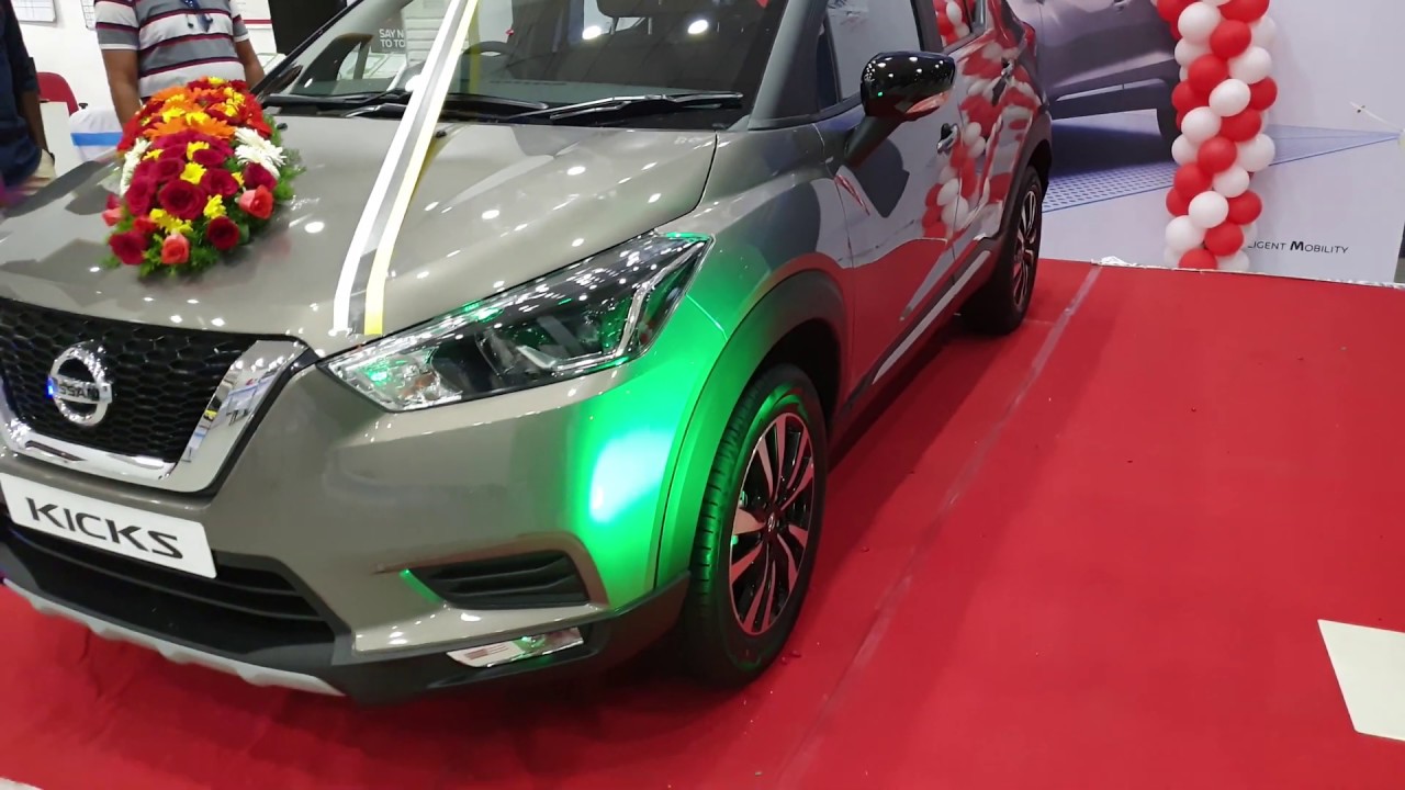 Nissan Kicks Launched|Exterior and Interior in 4K 60FPS|Top Model Dual Tone|Best Rival for Creta ?