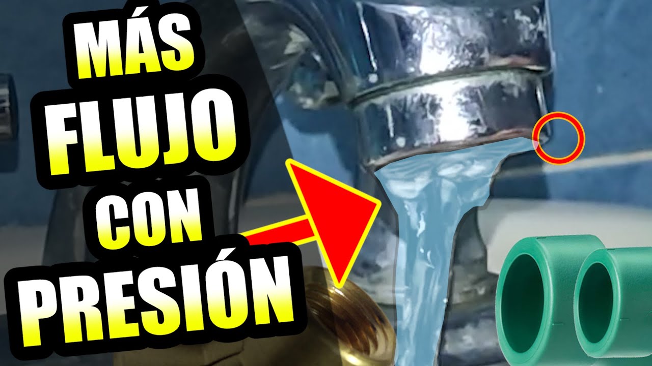 Cómo incrementar PRESIÓN de AGUA en CASA / Entiende FLUJO Y PRESIÓN en LAS TUBERÍAS ¿Sale poca agua?