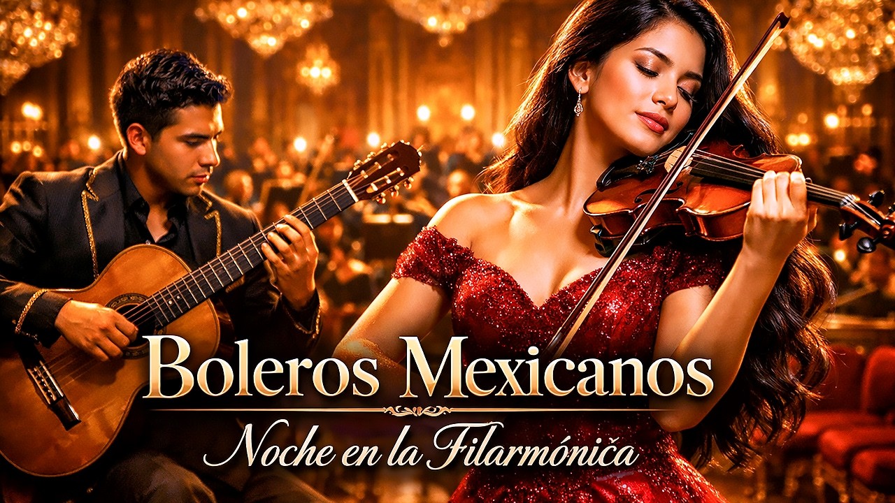 Boleros Mexicanos Instrumentales 🌙 Noche Romántica en la Filarmónica