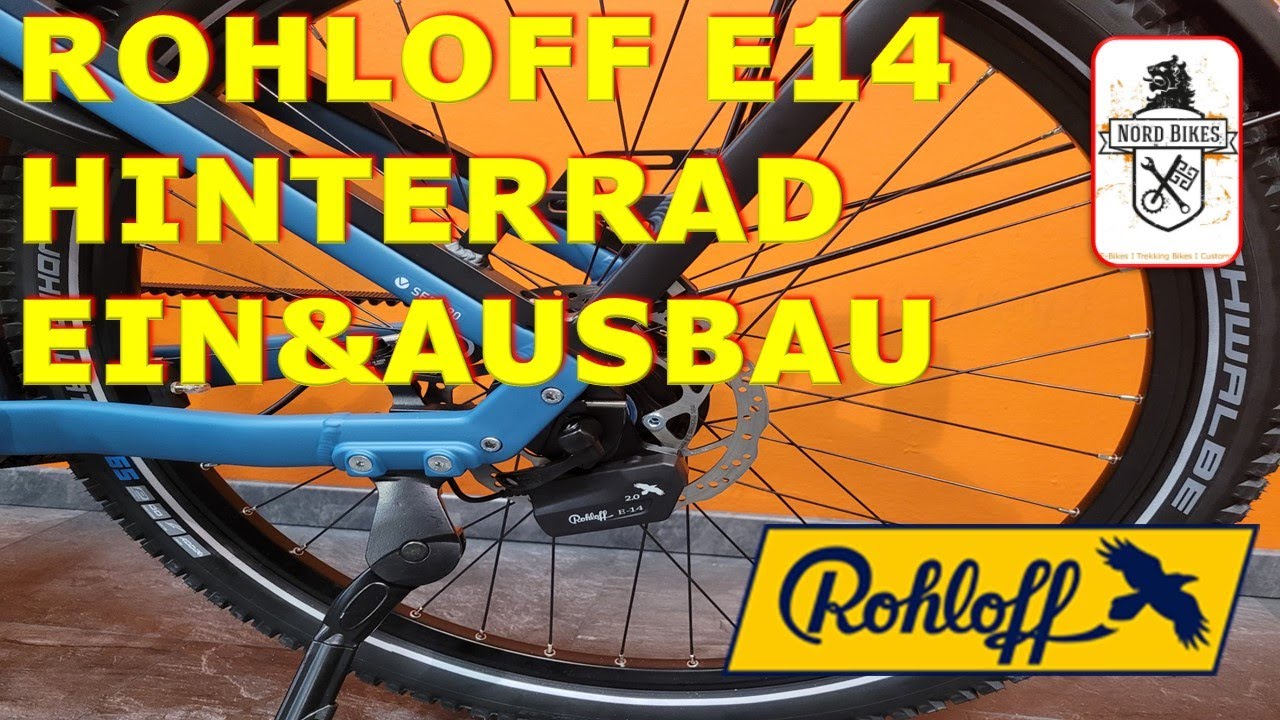 Rohloff E14 Ein und Ausbau. Nordbikes Velo de Ville SEB 990