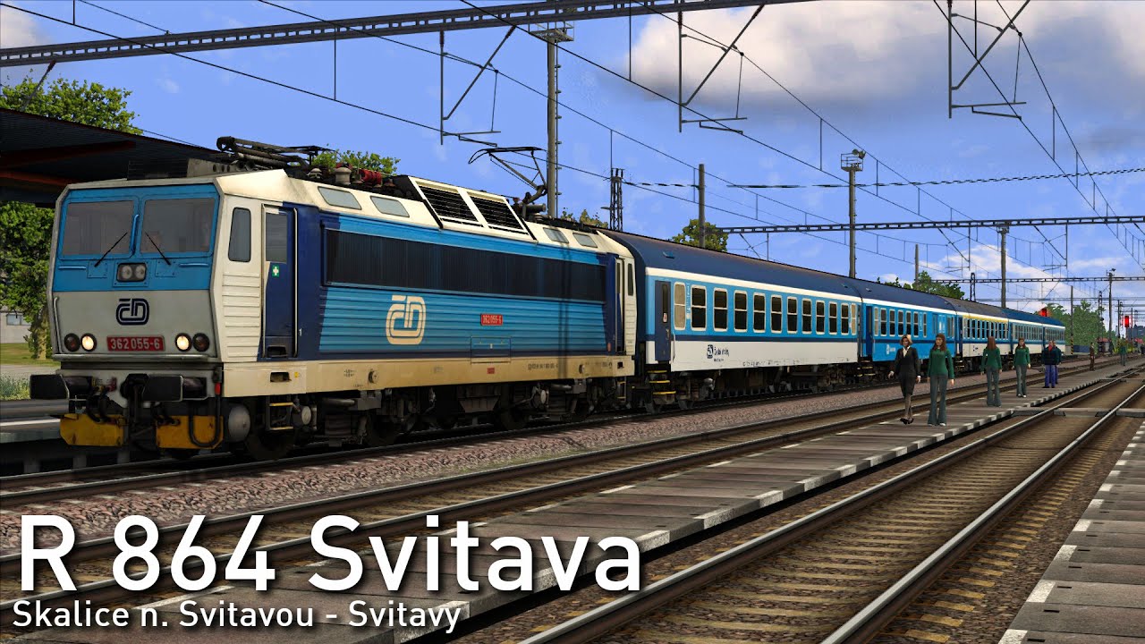 Train Simulator 2021 | ČD 362.055-6 | Brno hl.n. - Kolín | R 864 Svitava