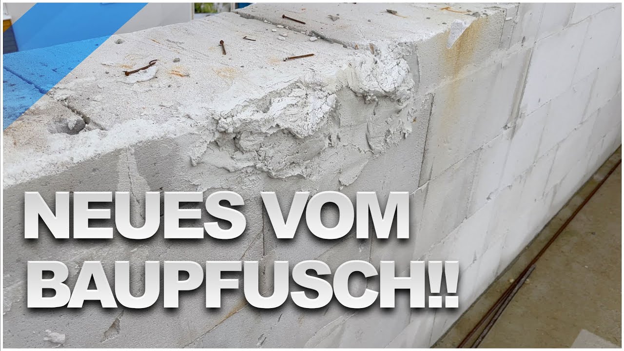 Gähnende Leere und neuer Baupfusch | Hausbau Blog #66