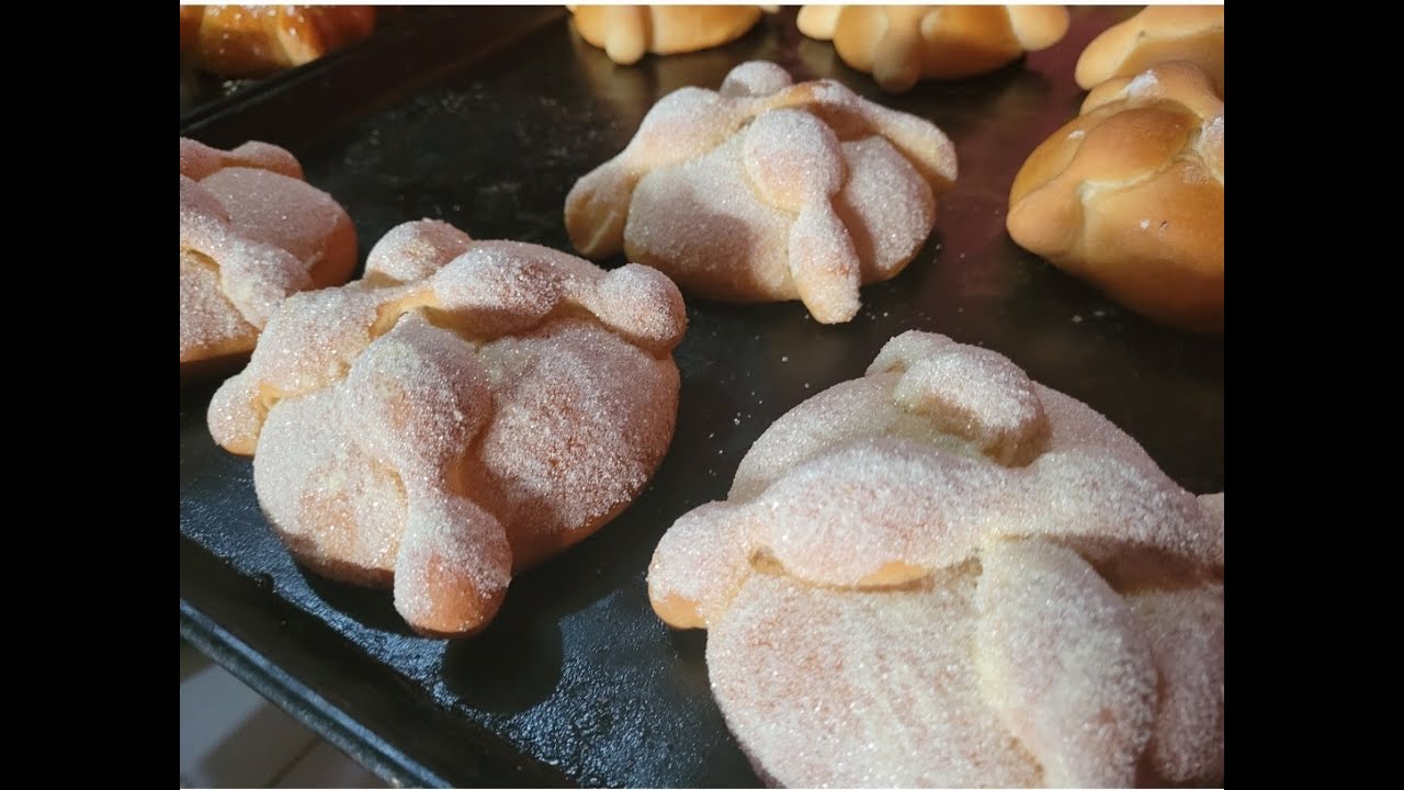 pan de muerto rico y facil de hacer.
