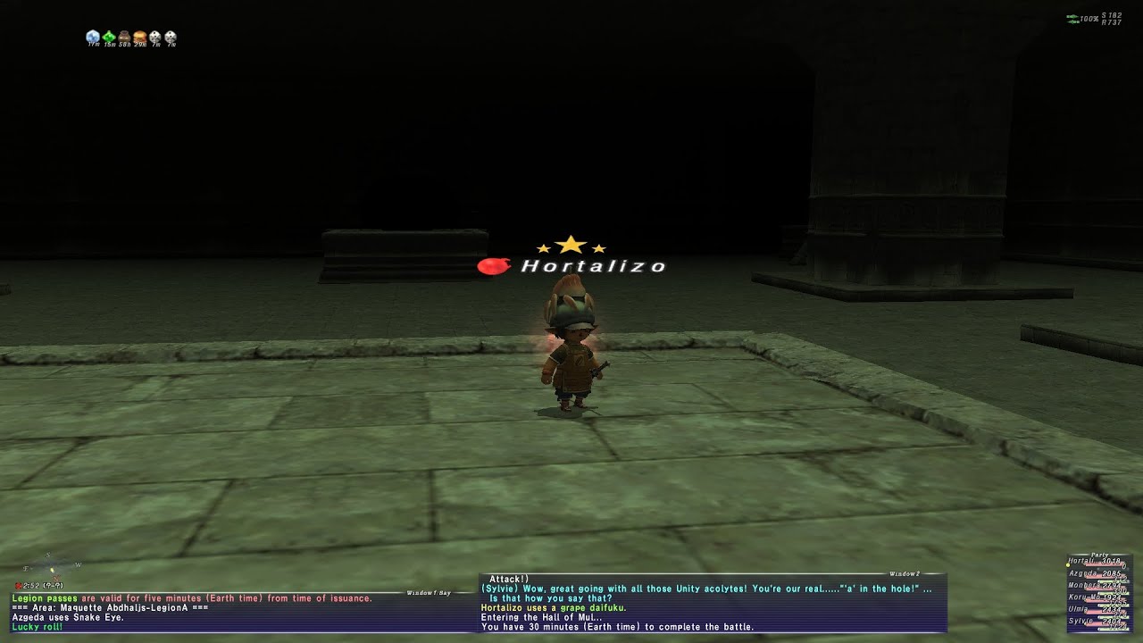 FFXI - Pulse weapon farm. (Drop included)