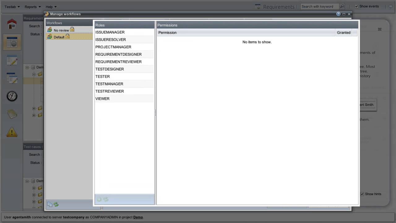 Meliora Testlab: Customize workflows