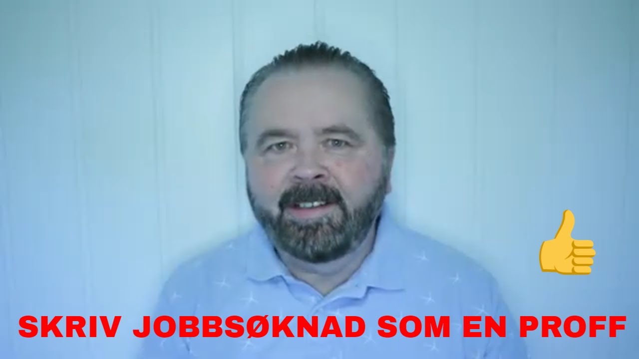 Skriv en Proff Jobbsøknad