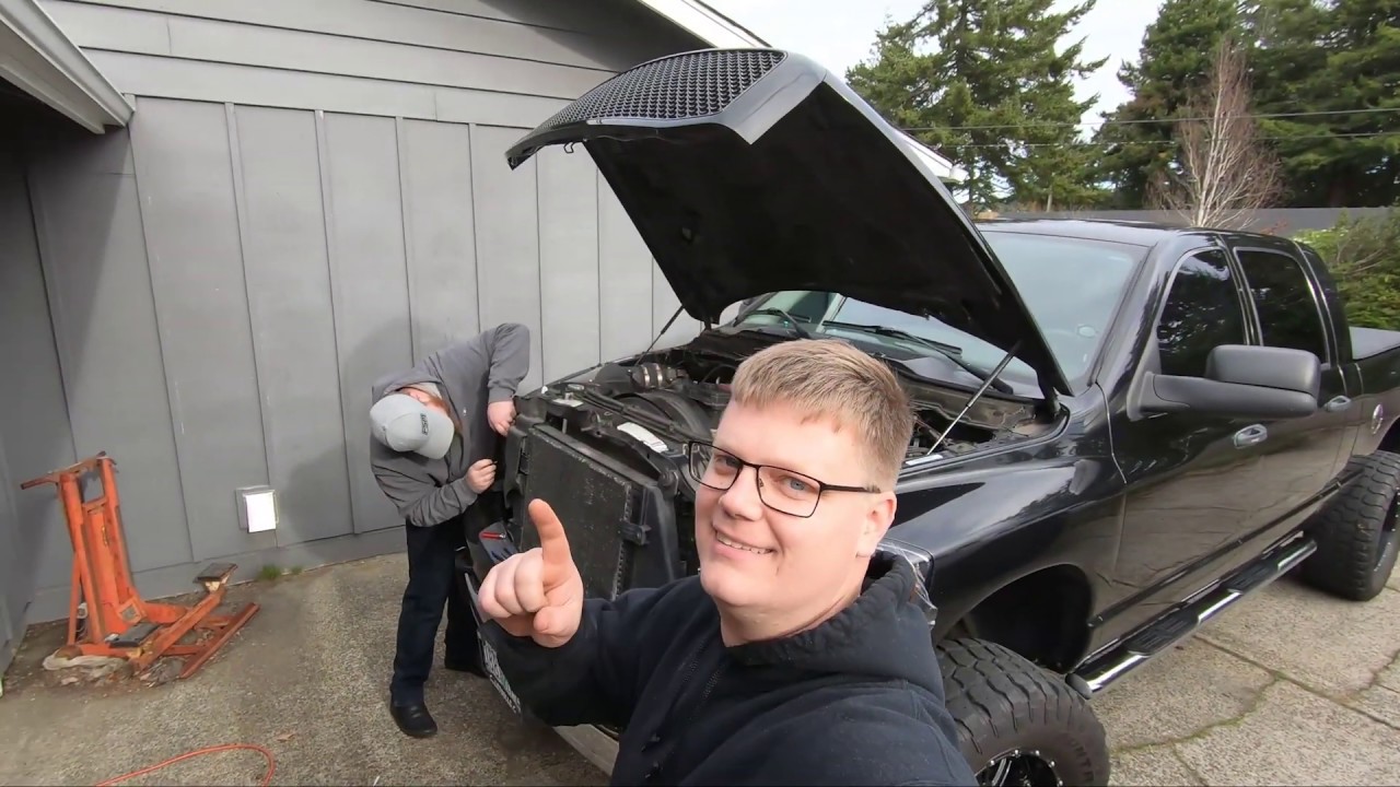 Installed new headlights on a 2008 Ram 3500