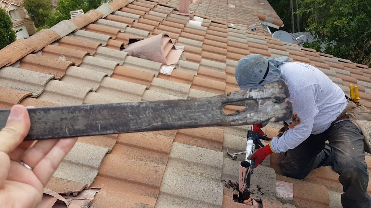 Roof Tune Up - How to reseal plumbing and heating roof flashings and collars.   Aliso Viejo Ca