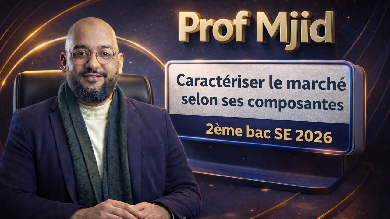 Caractériser le marché selon ses composantes | 2 Bac Sciences Économiques 