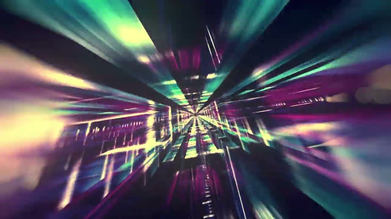 Fast Laser Drive ║ 4K Tunnel Animation - Motion Backgrounds for Edits