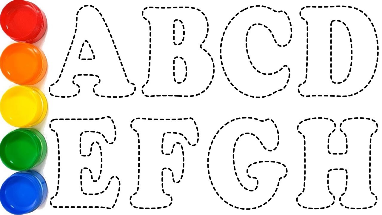 Phonics Song with 2D Drawing & Painting Alphabet A to Z Easy // A to Z Alphabet Letters Draw#ksart