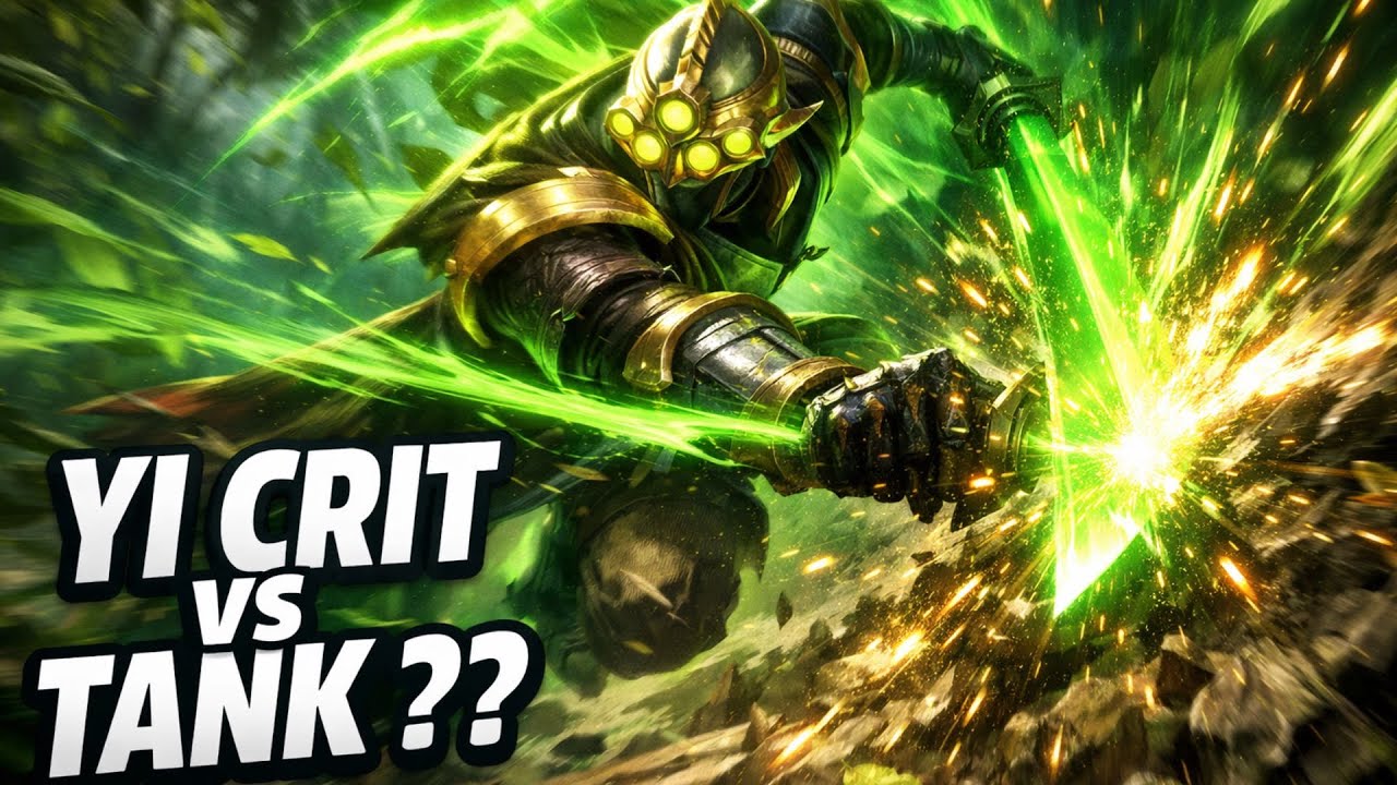 COMMENT JOUER MAITRE YI FULL CRIT CONTRE DES TANKS