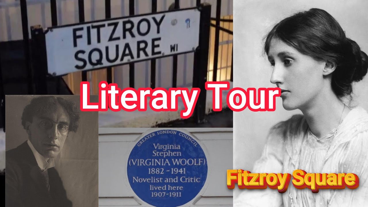 Virginia Woolf, Fitzroy Square - Literary Tour - Omega Group by Robert Fry writers and artist London