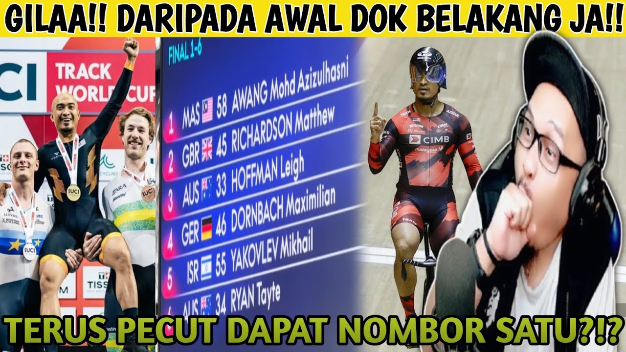 ROCKETMAN MALAYSIA MELETUP LAGI🔥MAKIN BERUMUR MAKIN PADU‼️ KEIRIN UCI WORLD TRACK WORLD CUP PERTH 🇦🇺