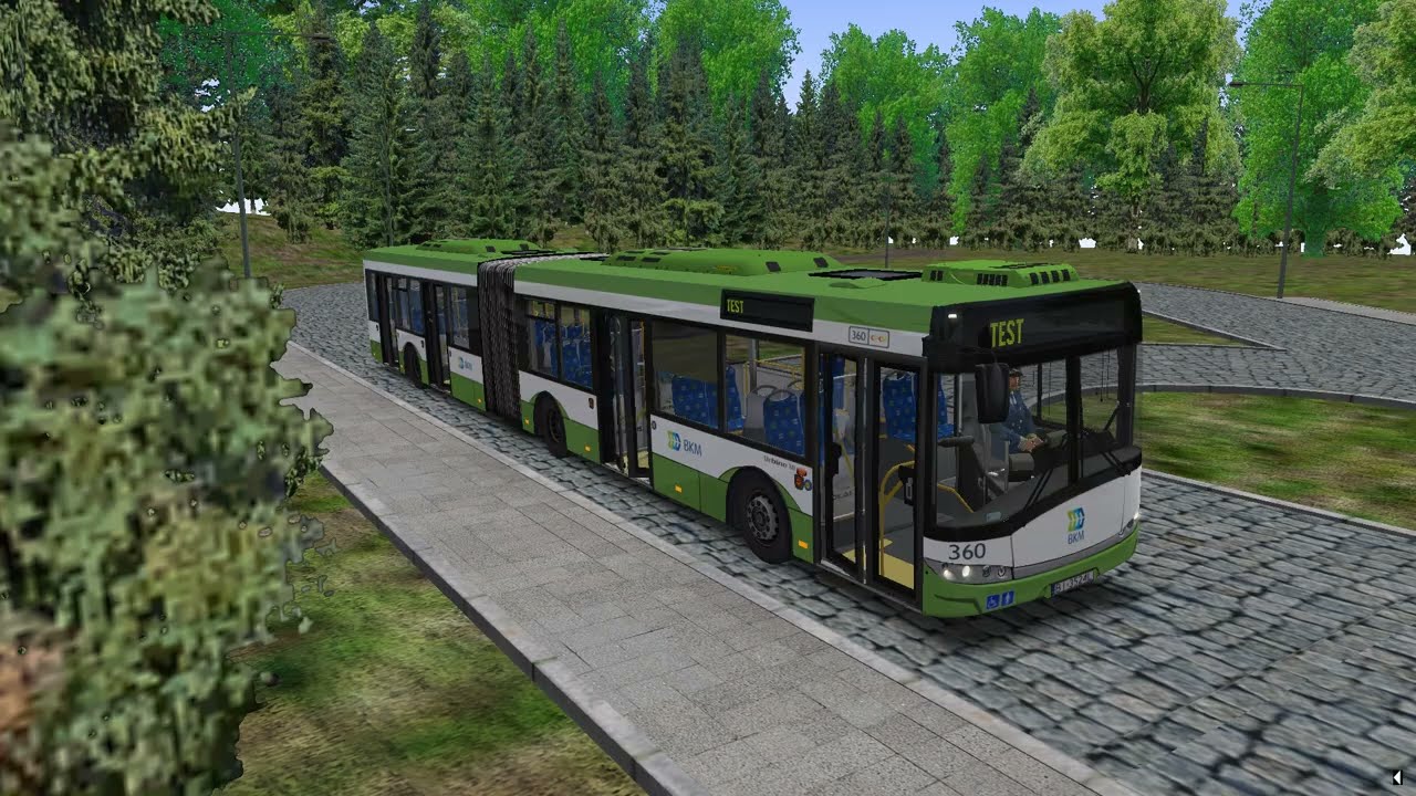 OMSI2 - Projekt BKM - Przejazd testowy fragmentem linii 5