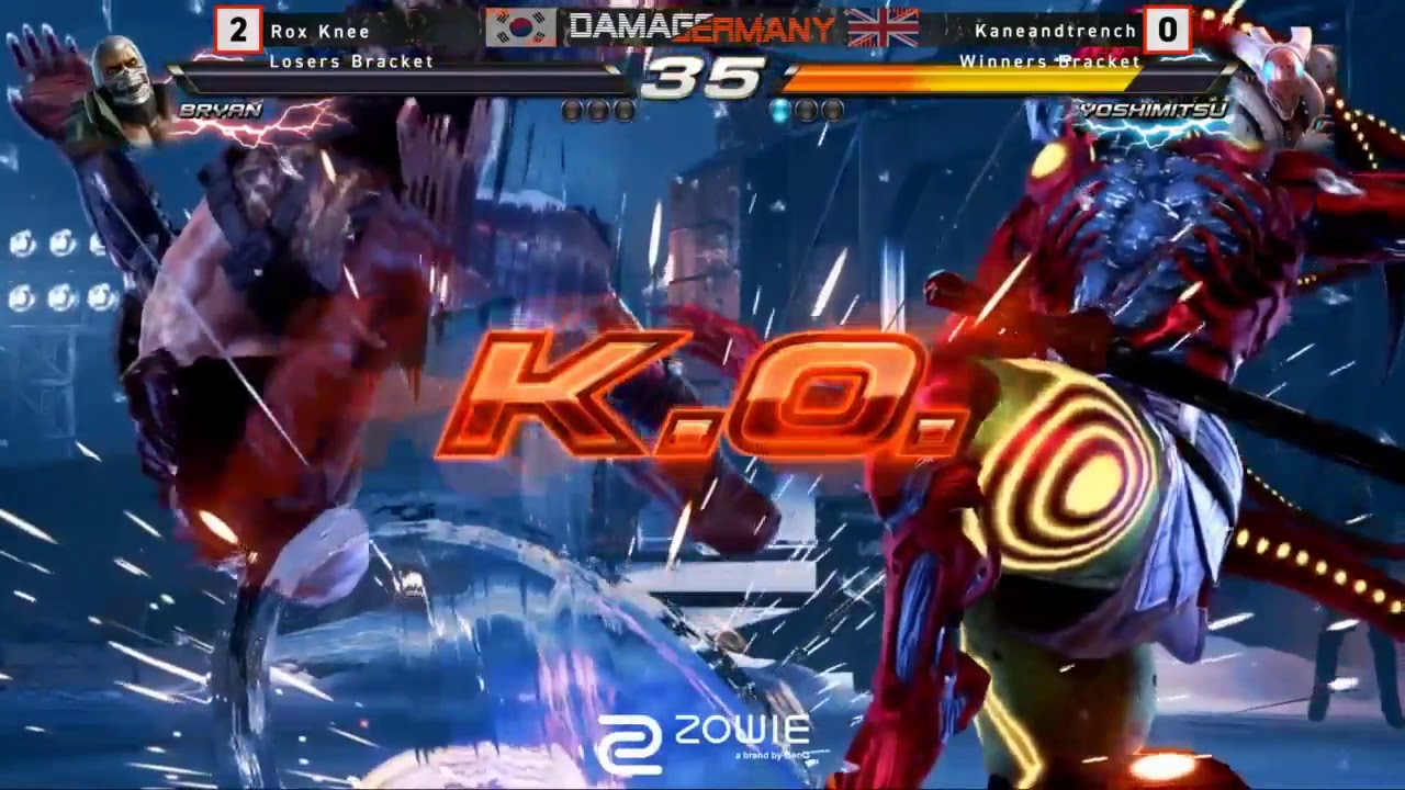 Knee VS Kaneandtrench   Grand Finals   DamagermanY 2018   Tekken 7 Tourney in Germany