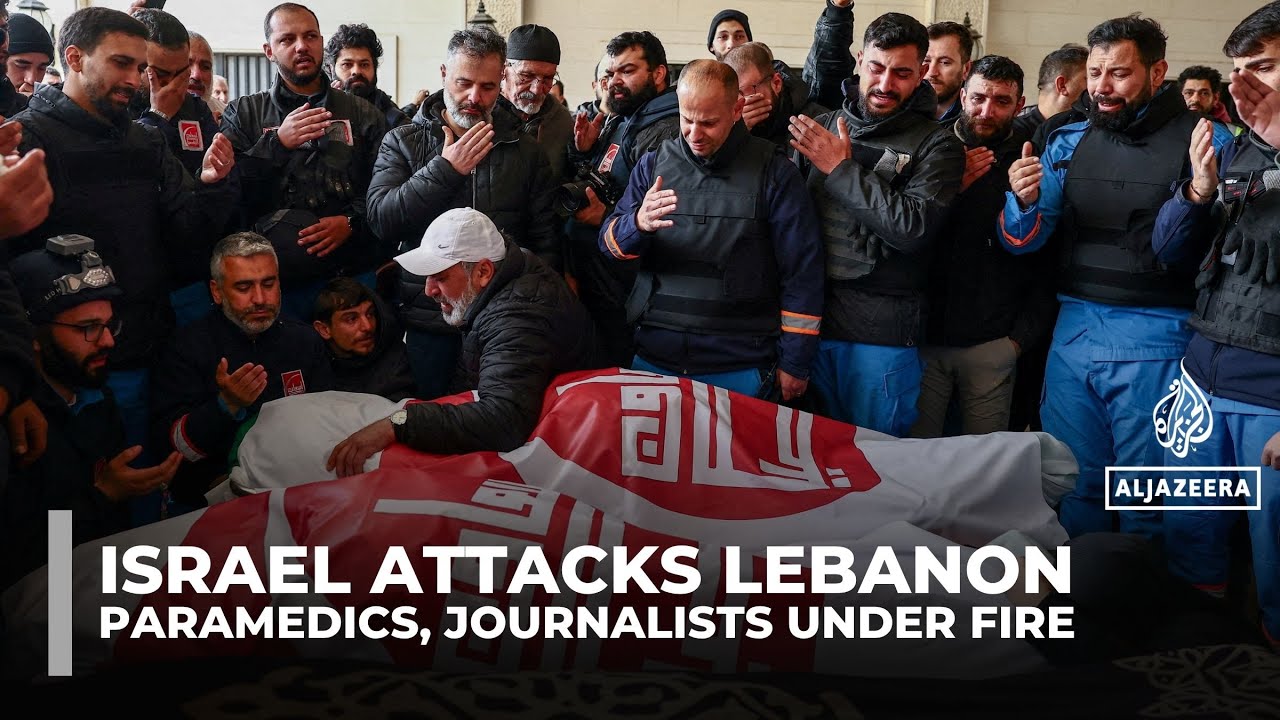 Israeli strikes in Lebanon kill paramedics and journalists as civilian death toll rises