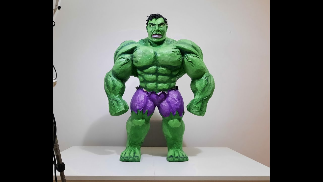 Piñata hulk ...paso a paso