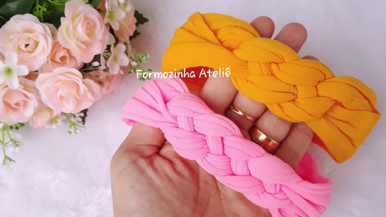 turbante trançado na meia de seda - Poly Formozo