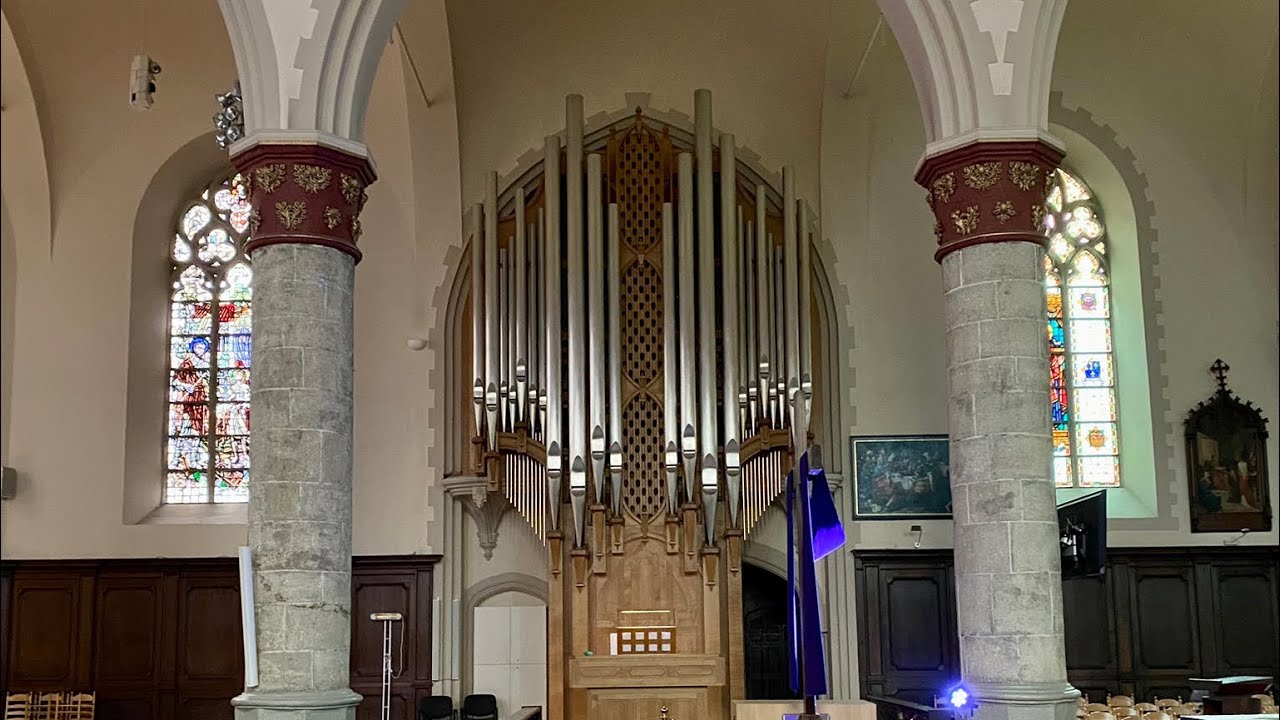 Toccata - Hayo Boerema, Johan den Hoedt bespeelt het orgel in  de St  Pieterskerk te Tielt