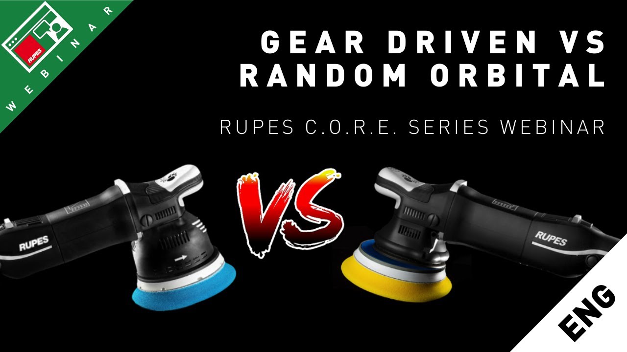 Gear-Driven vs Random Orbital  - [RUPES C.O.R.E. Series Webinar]