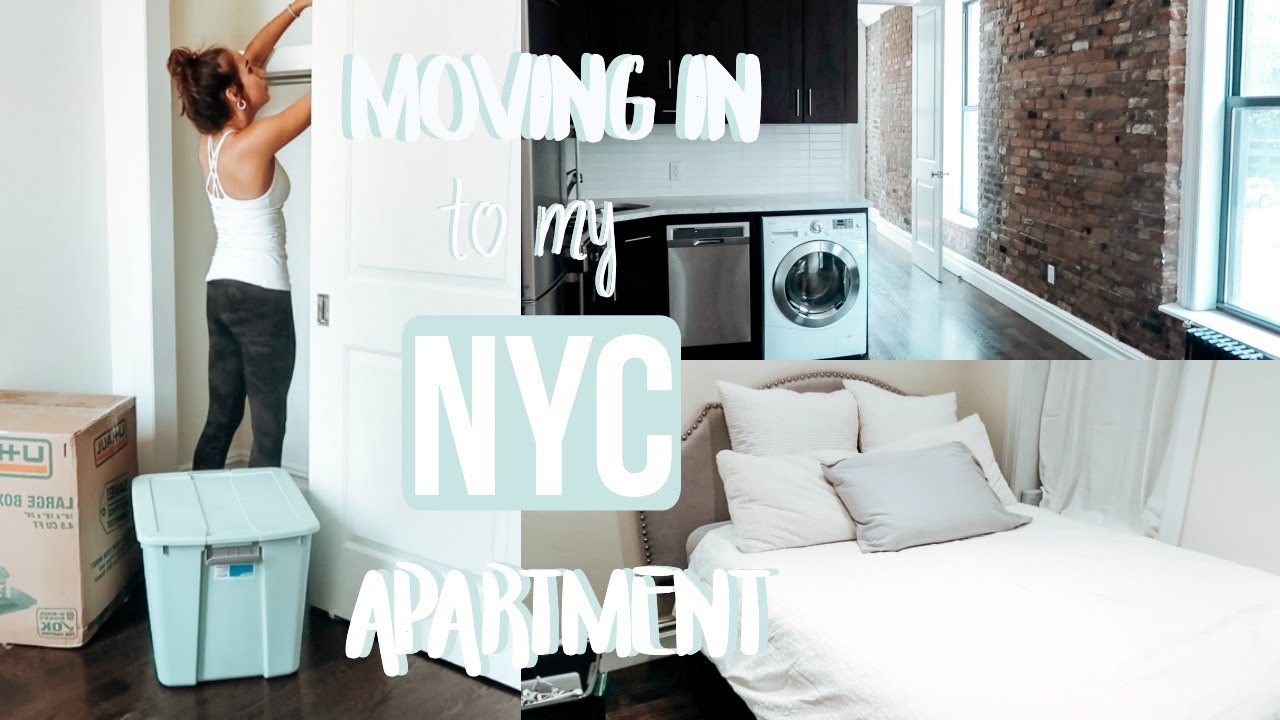 MOVING VLOG: nyc apartment (college) moving in, shopping, setting everything up!