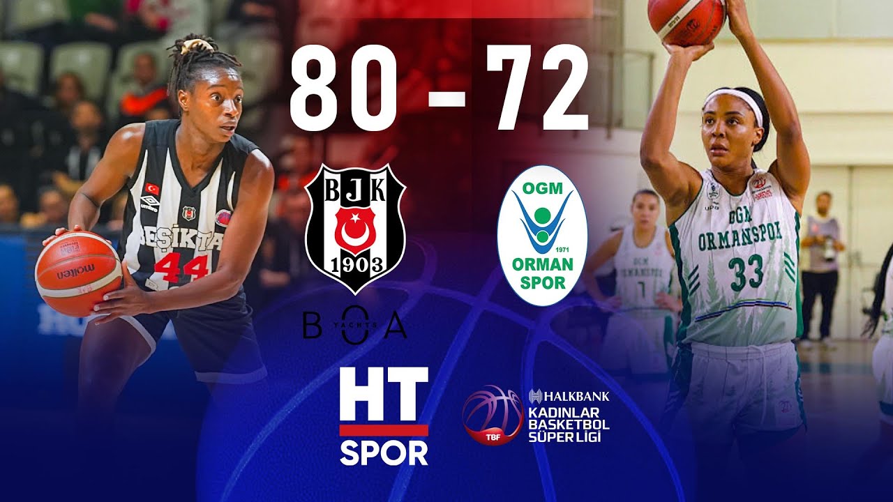 Beşiktaş BOA 80 - 72 OGM Ormanspor | Kadınlar Basketbol Süper Ligi