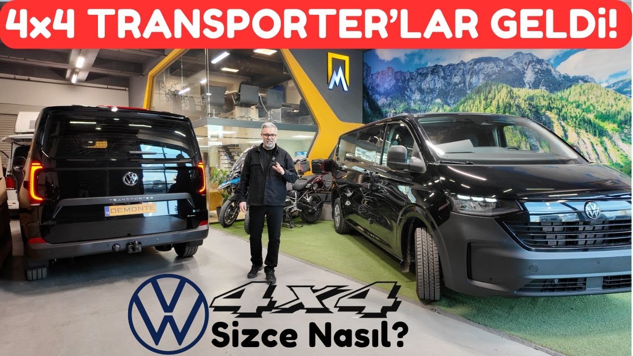 4x4 Transporter'lar Geldi! Türkiye’de İlk Kez Pop-up Tavanlı Banyolu, Standart Karavan Modelleriyle