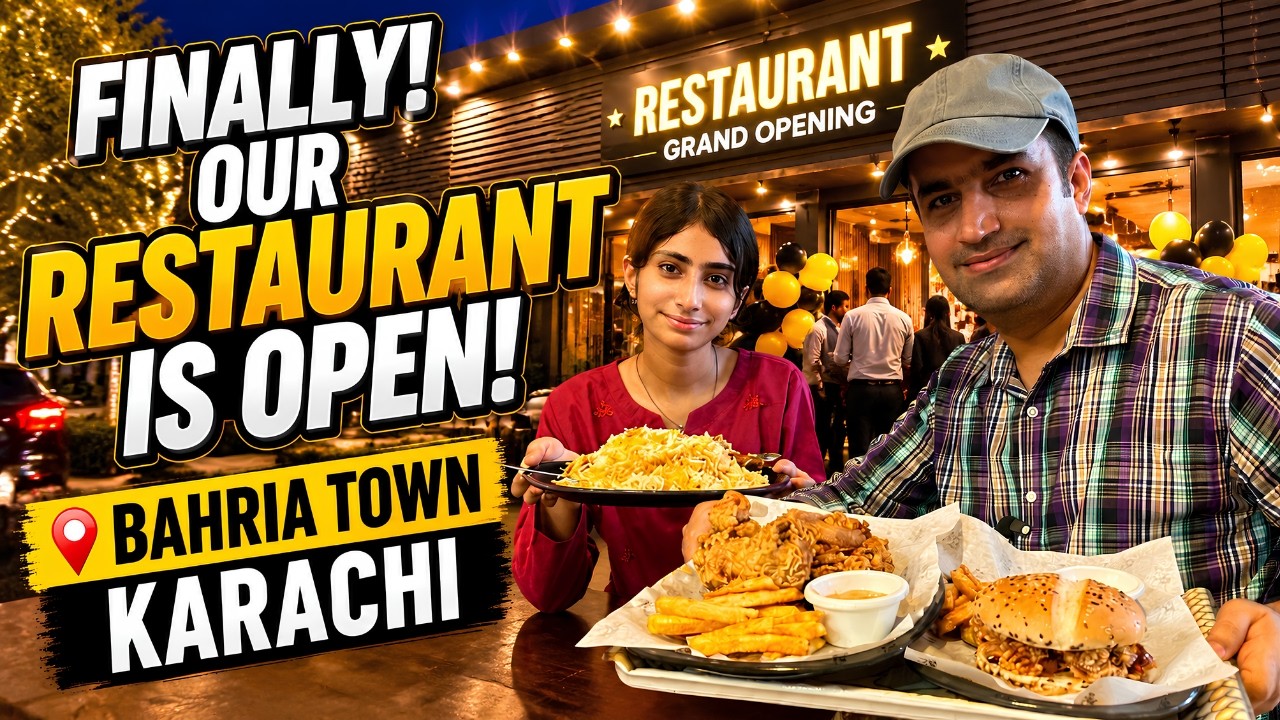 Finally! Our New Restaurant is Open in Bahria Town Karachi 🍔🎉