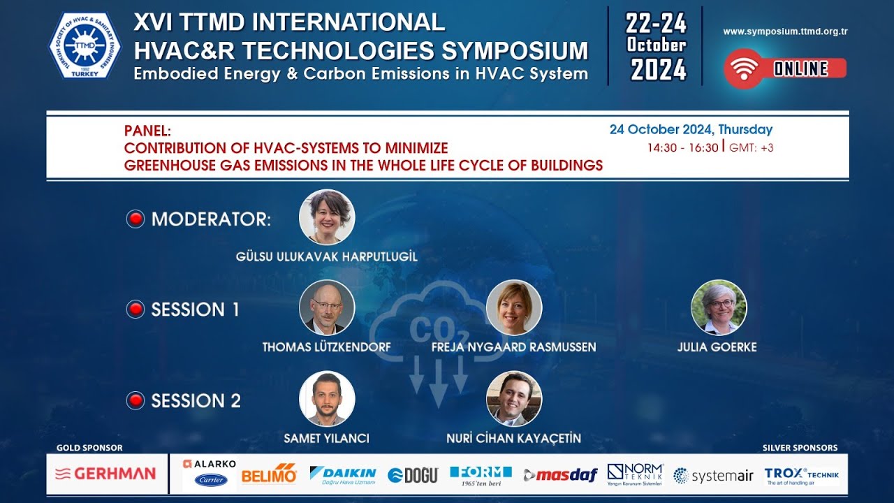 PanelXVI TTMD International HVAC&R Technologies Symposium PANEL