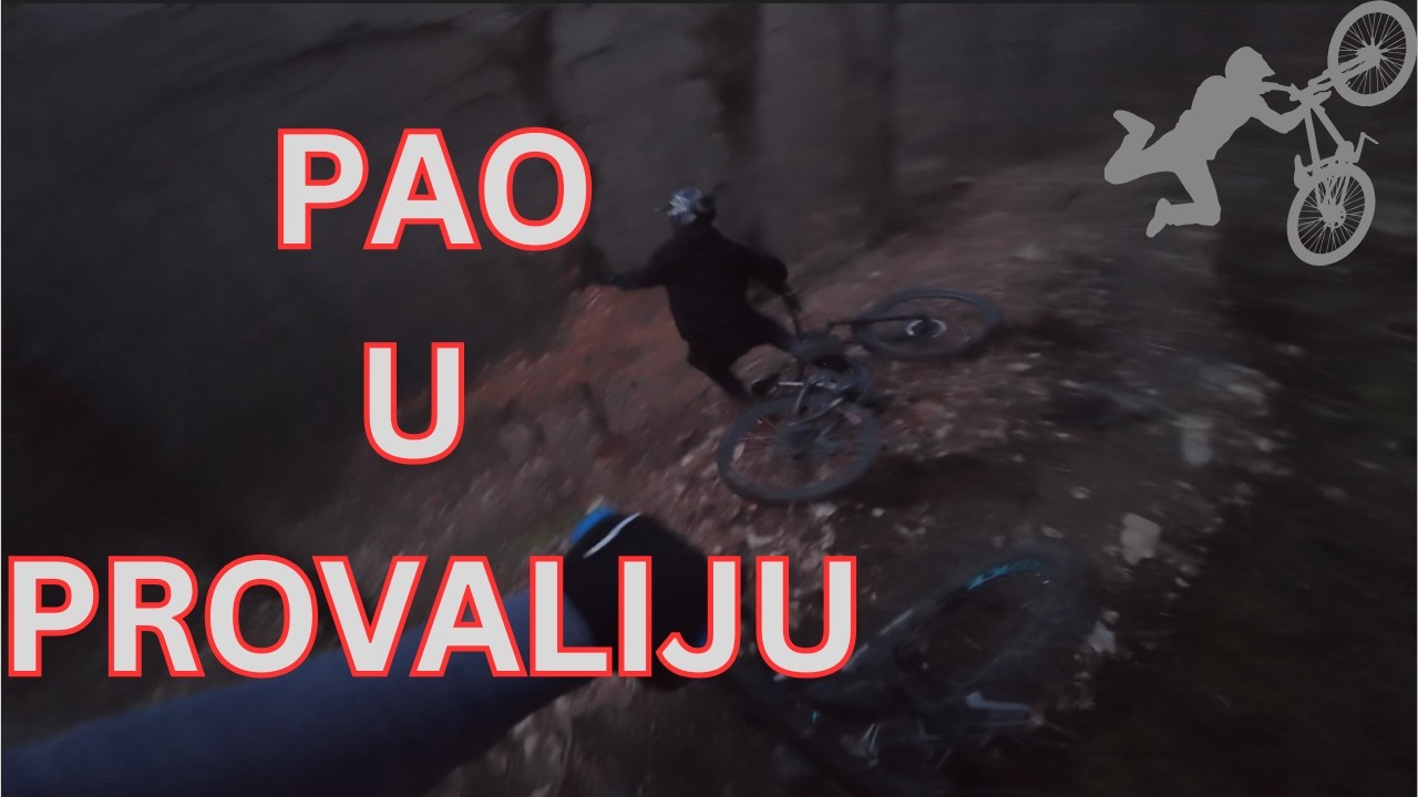 Bliski susret s provalijom - MTB Sljeme