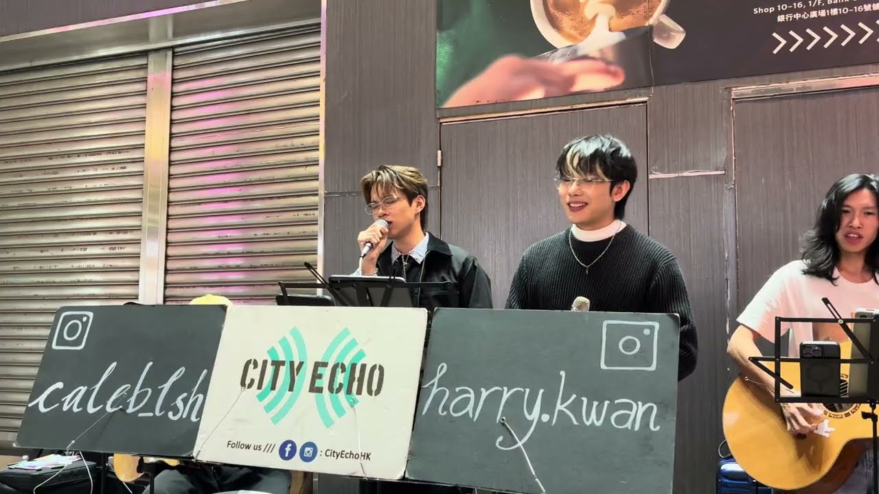 2025-12-12 Caleb 梁崇希、Harry Kwan 關誌諾 - 壞與更壞 @ 旺角 Busking