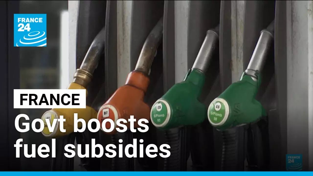 France boosts fuel subsidies amid mounting cost-of-living pressure &bull; FRANCE 24 English