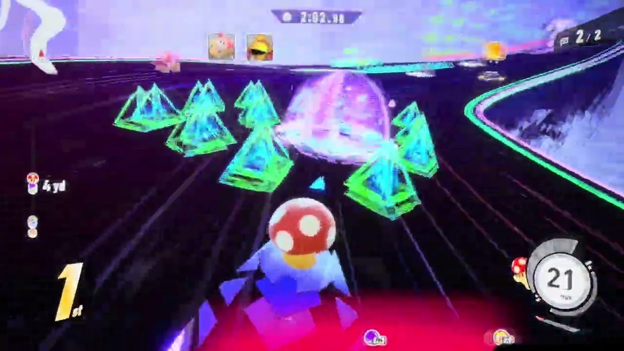 Kirby Air Riders: Air Ride Cyberion Highway (Cappy and Paper Star)