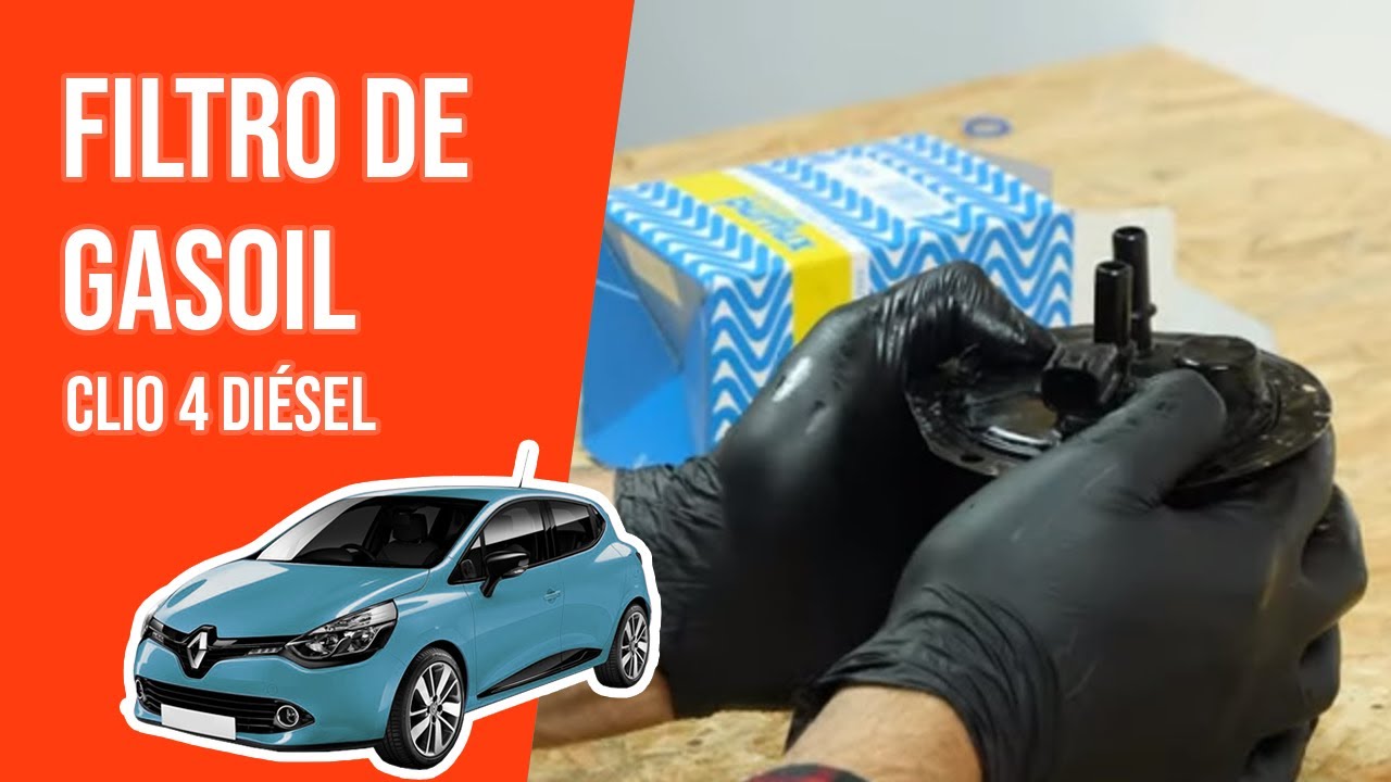 Cómo cambiar el filtro de gasoil Clio 4 1.5 dCi ⛽