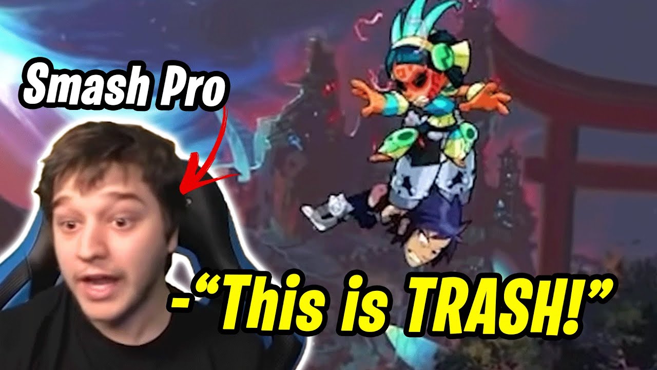 Reacting To Smash Pros Trying Brawlhalla